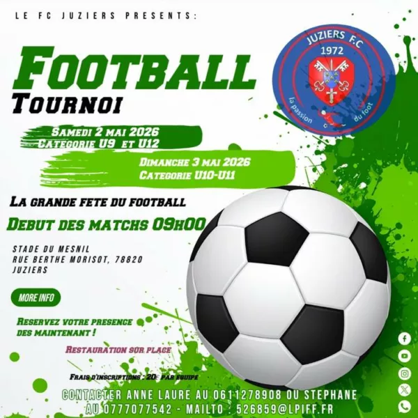 Tournois 2026 U10 & U11 du Juziers FC
