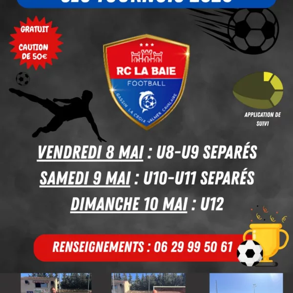 Tournois 2026 U12 du RC La Baie Football – La Croix-Valmer