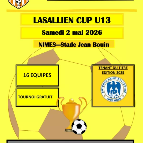 Lassalien Cup 2026 U13 du Nîmes Lasallien