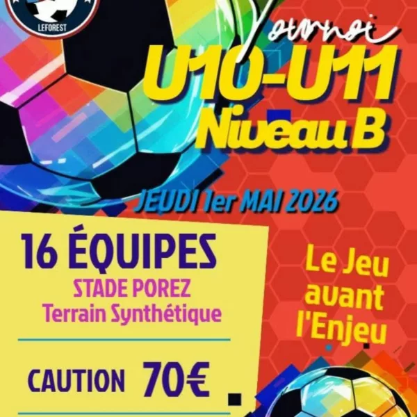 Tournoi 2026 U11 de l’AEF Leforest