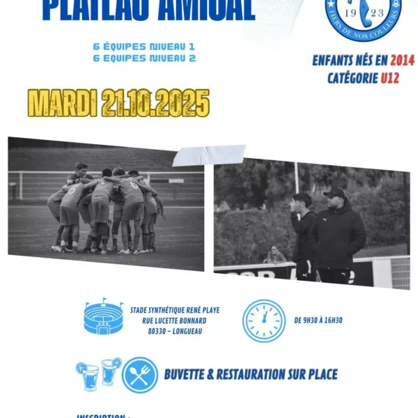 Plateau Amical 2025 U12 de l’ESC Longueau
