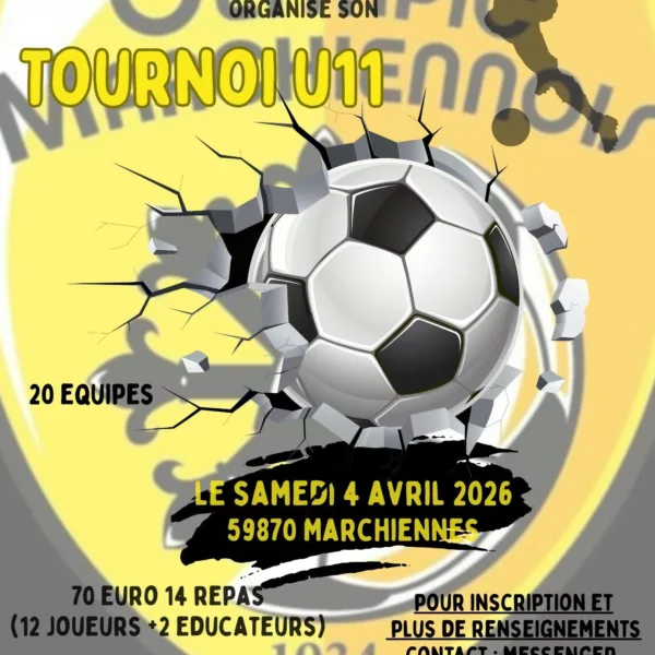 Tournoi 2026 U11 de l’Olympic Marchiennois – Marchiennes