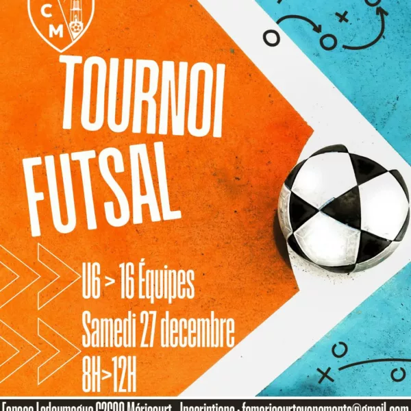 Tournoi Futsal 2025 U6 & U7 du FC Méricourt