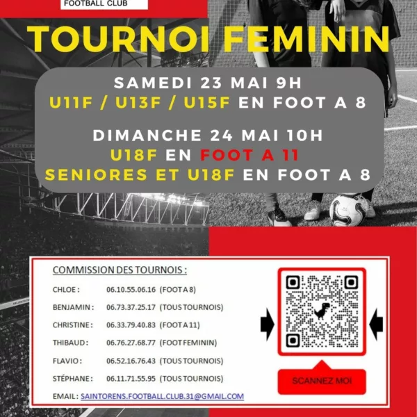 Tournois Féminin 2026 U18F & Seniors F de Saint-Orens-de-Gameville