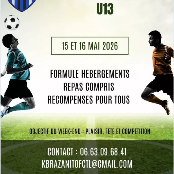Tournoi de l’Ascension 2026 U13 du FC Thongue & Libron – Servian