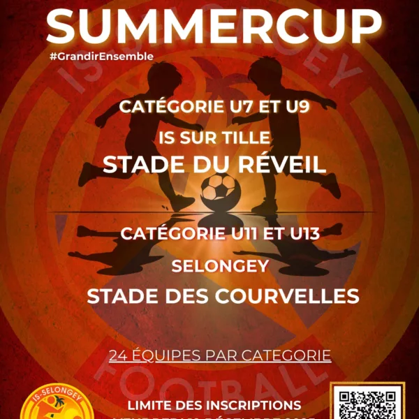 Summer Cup 2026 U11 et U13 – Selongey