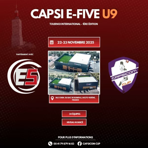 Capsi E-Five 2025 U9 – Vedène