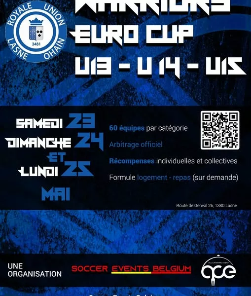 warriors Euro Cup 2026 U15 – Lasne