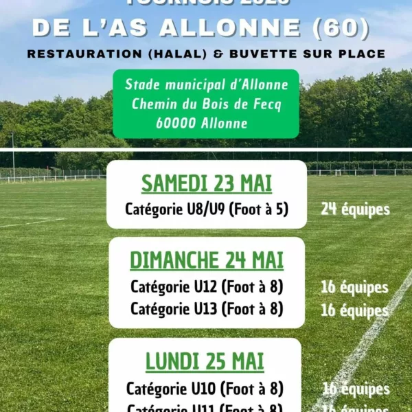 Tournoi 2026 U9 de l’AS Allonne