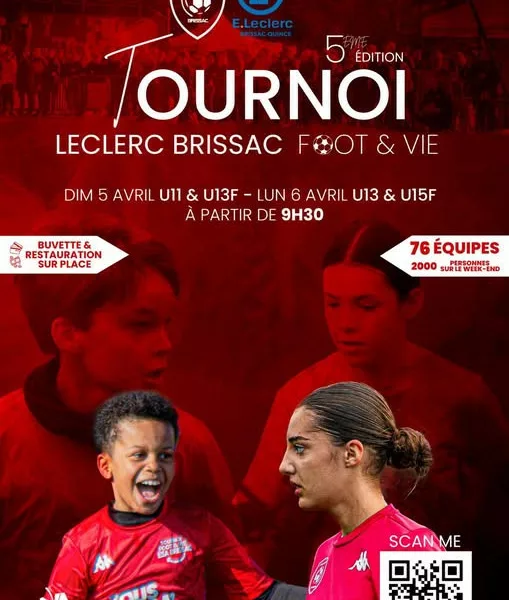 Tournoi Leclerc Brissac Foot & Vie 2026 U13 & U15F – Brissac