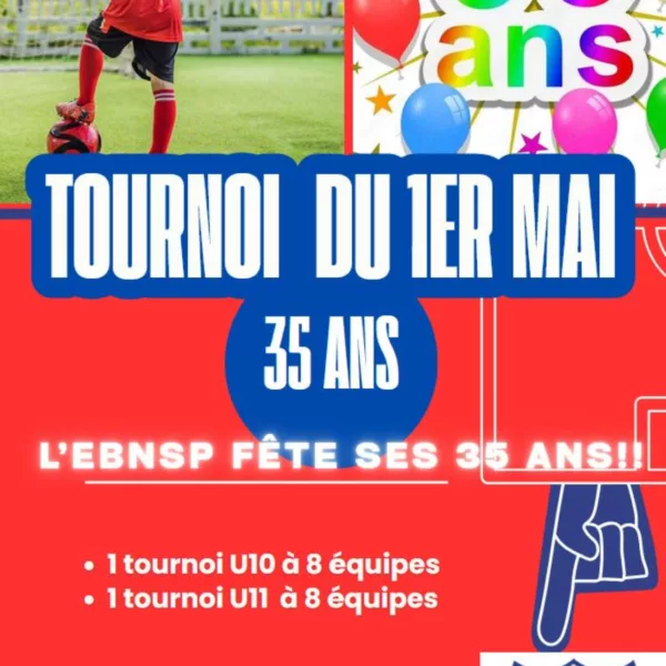 Tournoi du 1er mai 2026 U10 & U11 de l’EBNSP – Bagneaux-sur-Loing