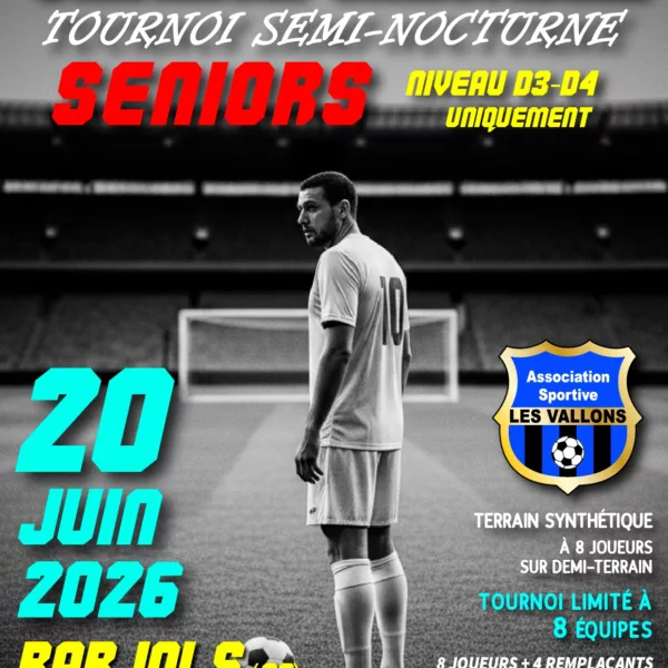 Challenge Patrick Galonske 2026 Seniors de l’AS Vallons – Barjols
