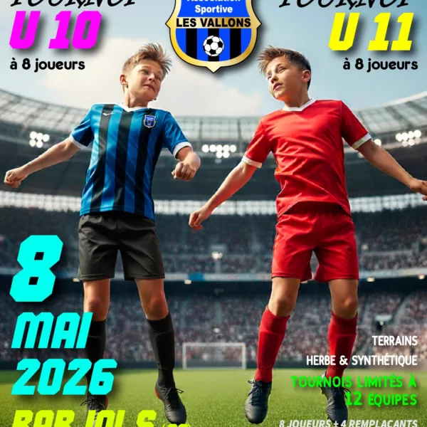 Vallons Cup 2026 U10 & U11 de l’AS Vallons – Barjols