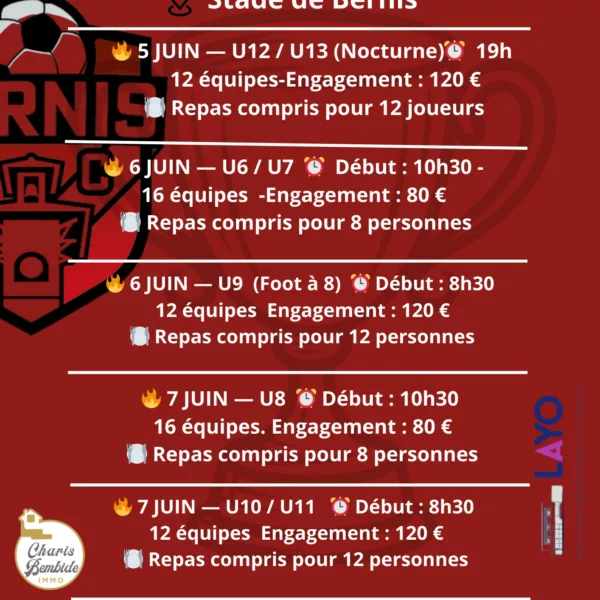 Bernis Cup 2026 U8 & U11 – Bernis