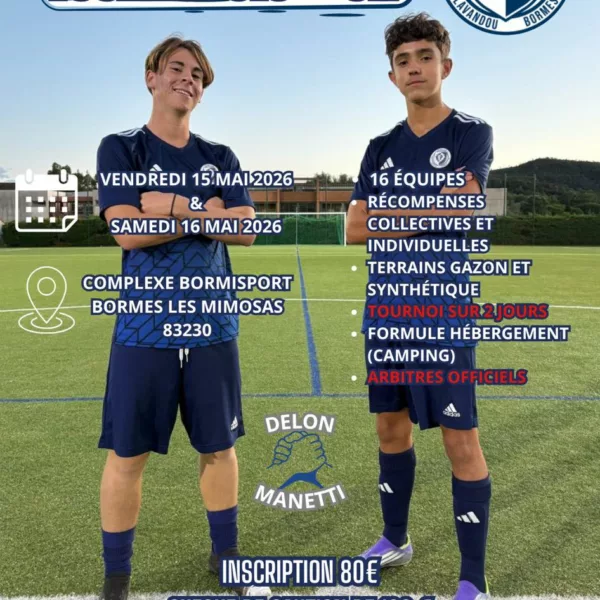 Tournoi 2026 U17 du FC Lavandou-Bormes – Bormes-les-Mimosas