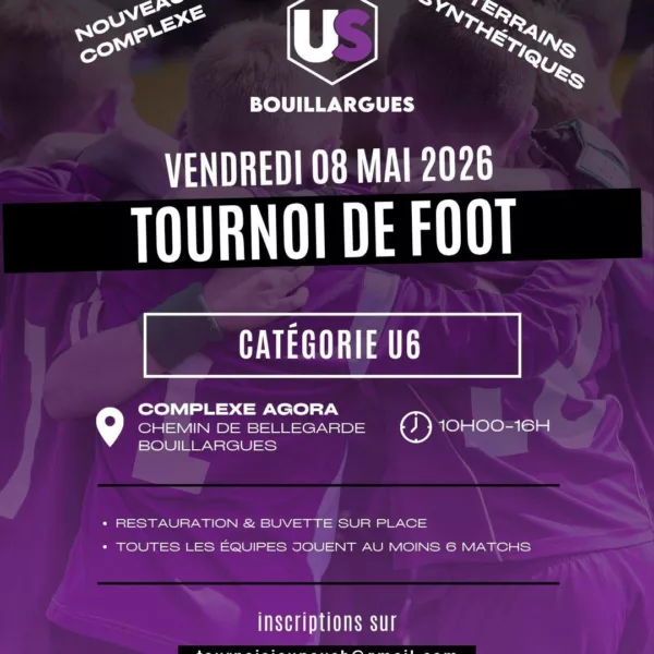 Tournois 2026 U6 & U13 de l’US Bouillargues