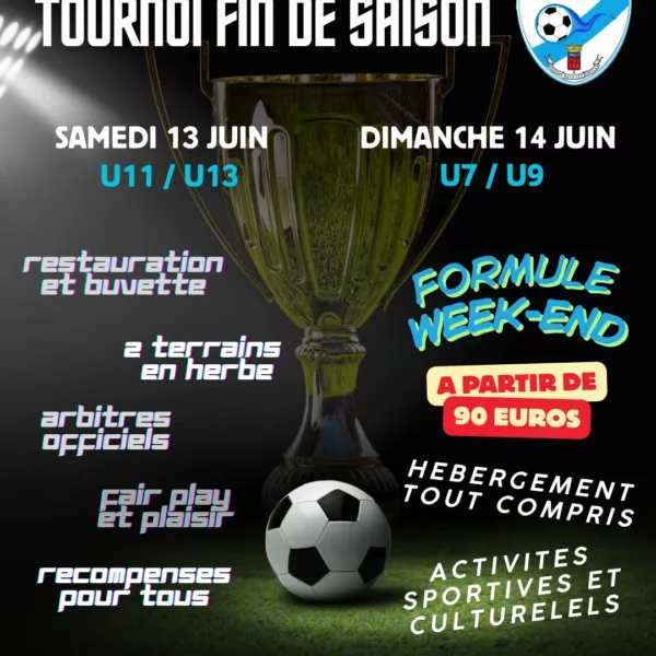 Tournoi Fin de saison 2026 U7 & U9 du SC Bourguesan Bourg-Saint-Andéol