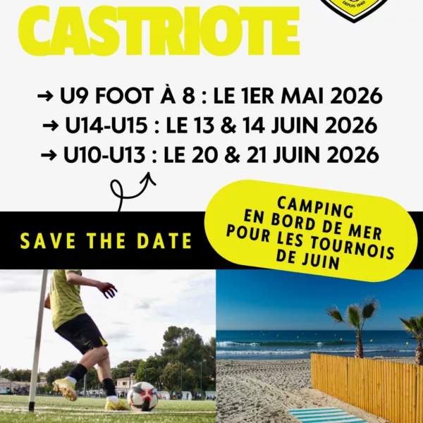 Kid Cup Castriote 2026 U10, U11, U12 & U13 de l’Avenir Castriote – Castries