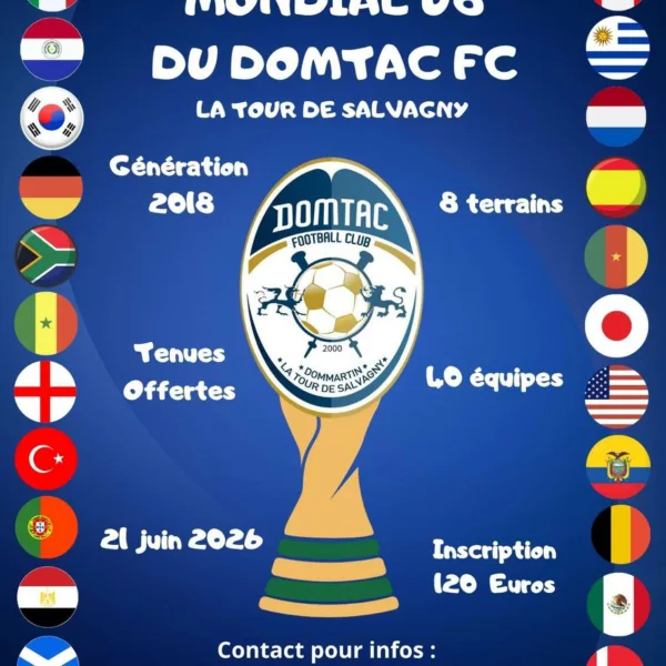 Mondial 2026 U8 du DOMTAC FC – Chazay-d’Azergues