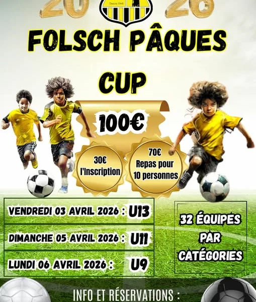 Tournoi Folsch Pâques 2026 U9 – Folschviller