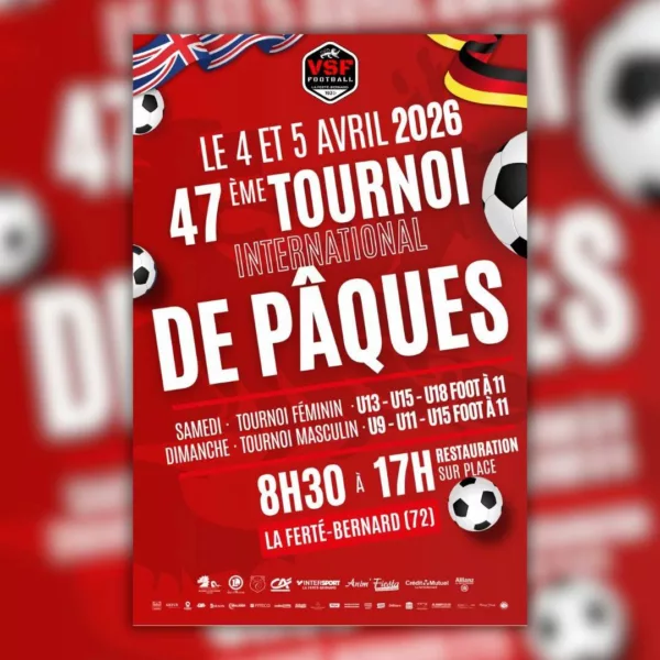 Tournoi International de Pâques 2026 U13F, U15F et U18F de La Ferté-Bernard