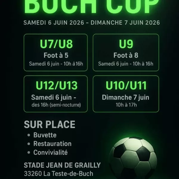 Buch Cup 2026 U11 du FC Pays de Buch – La Teste-de-Buch