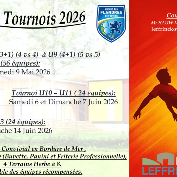 Maxi Plateau 2026 U7 & U9 de l’US Leffrinckoucke