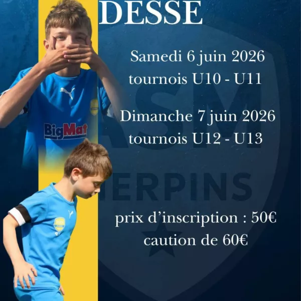 Trophée Philippe Desse 2026 U13 de l&rsquo;ASM Merpins