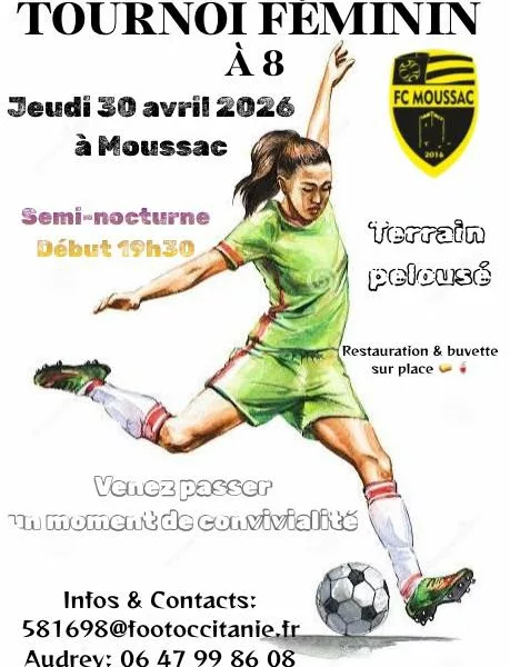 Tournoi Féminin 2026 Seniors F du FC Moussac
