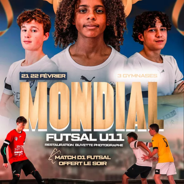 Mondail Futsal 2026 U11 du Nantes Métropole Futsal