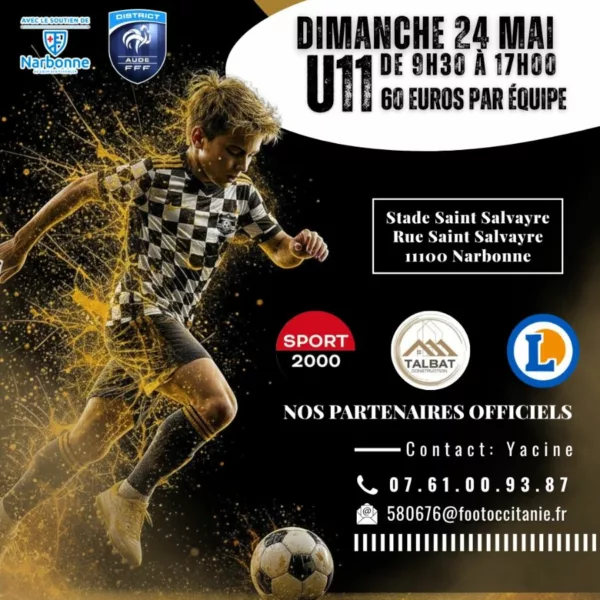 UFCN Champion’s Cup 2026 U10 de l’UFC Narbonnais – Narbonne