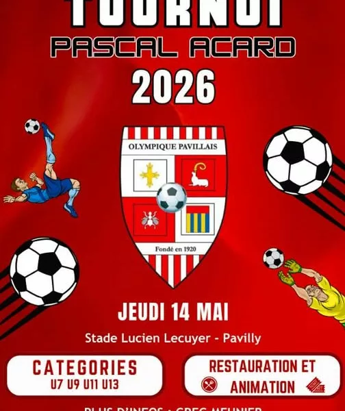 Tournoi Pascal Acard 2026 U7, U9, U11 & U13 de l&rsquo;Olympique Pavillais – Pavilly