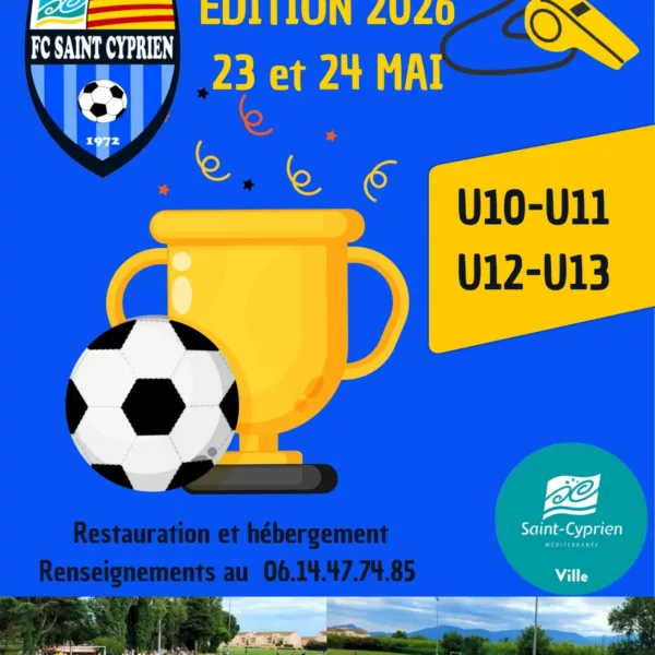 Tournoi Sud Roussillon 2026 U11 & U13 du FC Saint-Cyprien