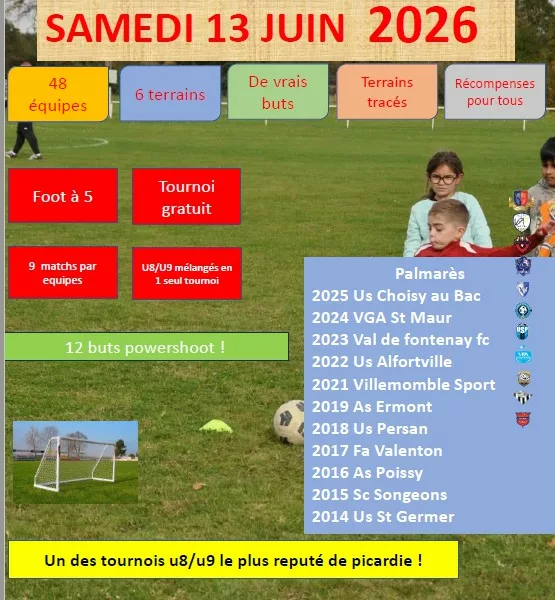 Champion&rsquo;s Cup 2026 U9 – Saint-Germer-de-Fly