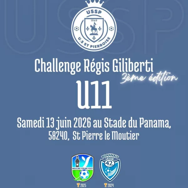 Challenge Régis Giliberti 2026 U11 de l’US Saint Pierroise – Saint-Pierre-le-Moûtier
