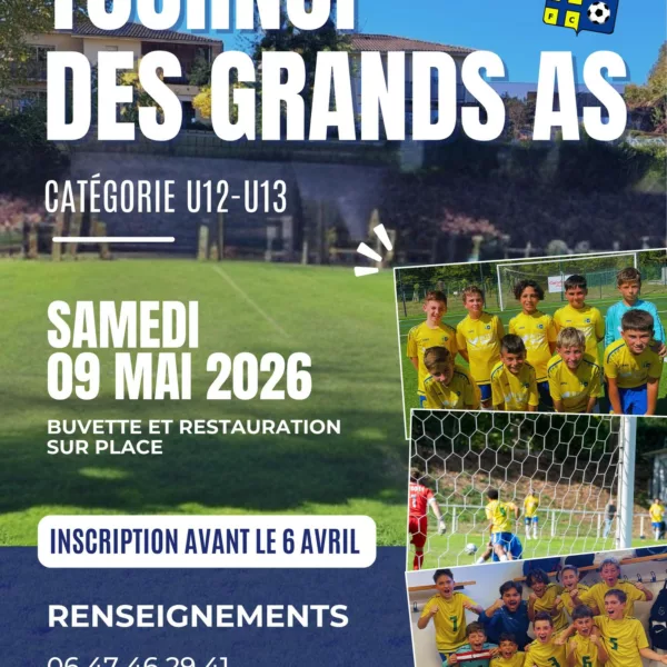 Tournoi des Grands As 2026 U13 du Targon-Soulignac FC – Targon