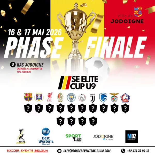 SE Elite Cup Phase Finale 2026 U9 – Jodoigne