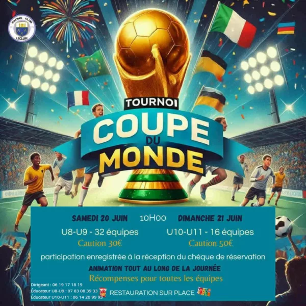 Tournoi Coupe du Monde 2026 U11 – Lécluse