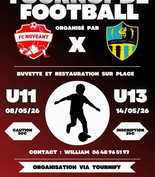 Tournoi 2026 U13 du FC Novéant – Novéant-sur-Moselle