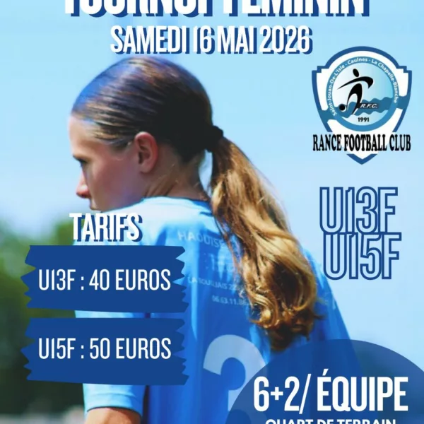 Tournoi 2026 U13F & U15F du Rance FC – Caulnes