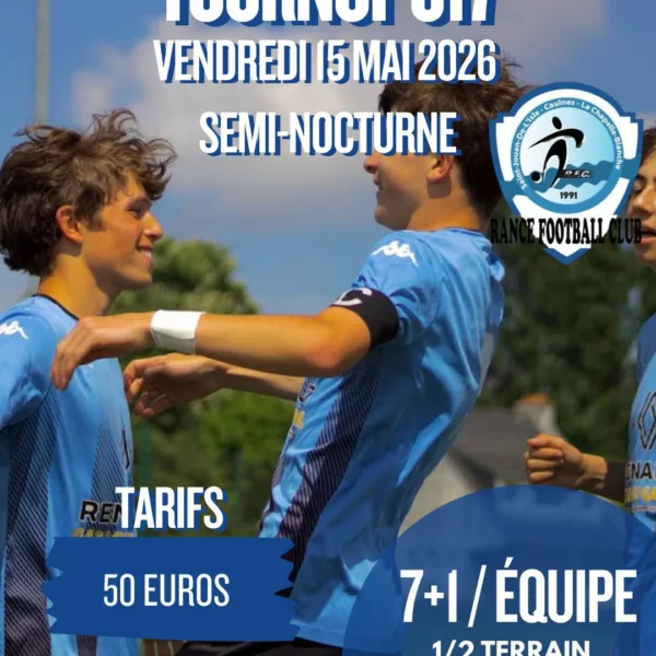 Tournoi 2026 U17 du Rance FC – Caulnes