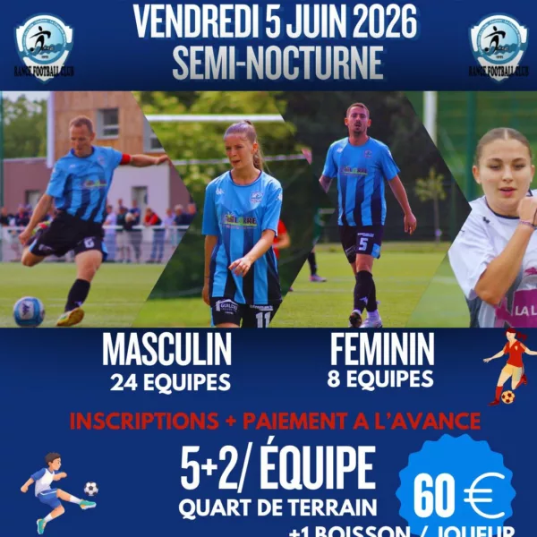 Tournoi 2026 Seniors & Seniors F du Rance FC – Caulnes
