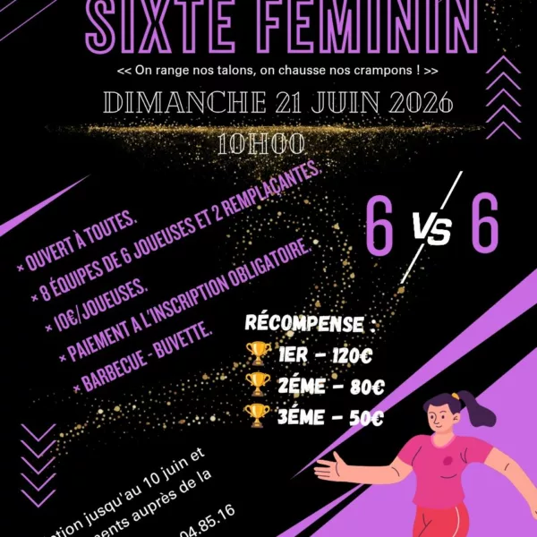 Tournoi de Sixte 2026 Seniors F de l’ES Rœux