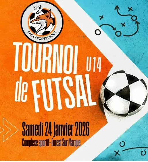 Tournoi de Futsal 2026U14 du Sailly Forest Foot – Sailly-lez-Lannoy