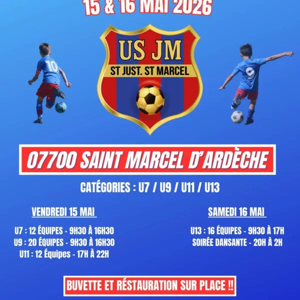 Tournoi 2026 U13 & U15 de l’AS Domérat