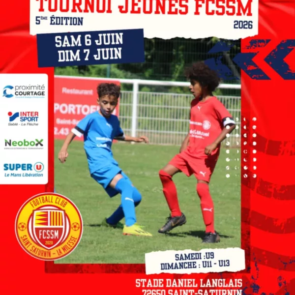 Tournoi Jeunes FCSSM 2026 U11 & U13 – Saint-Saturnin