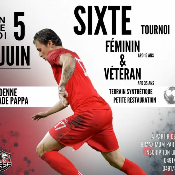 Tournoi 2026 Seniors F & Vétérans de l&rsquo;AESF – Andenne