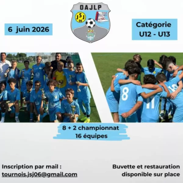 Tournoi 2026 U12 & U13 de l&rsquo;OAJLP – Antibes