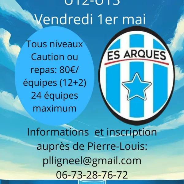 Tournoi 2026 U13 de l’ES Arques