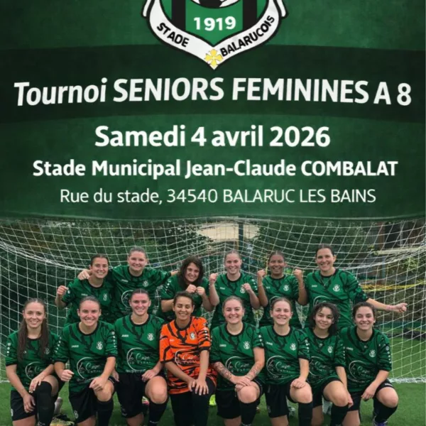 Tournoi 2026 Seniors F du Stade Balarucois – Balaruc-les-Bains